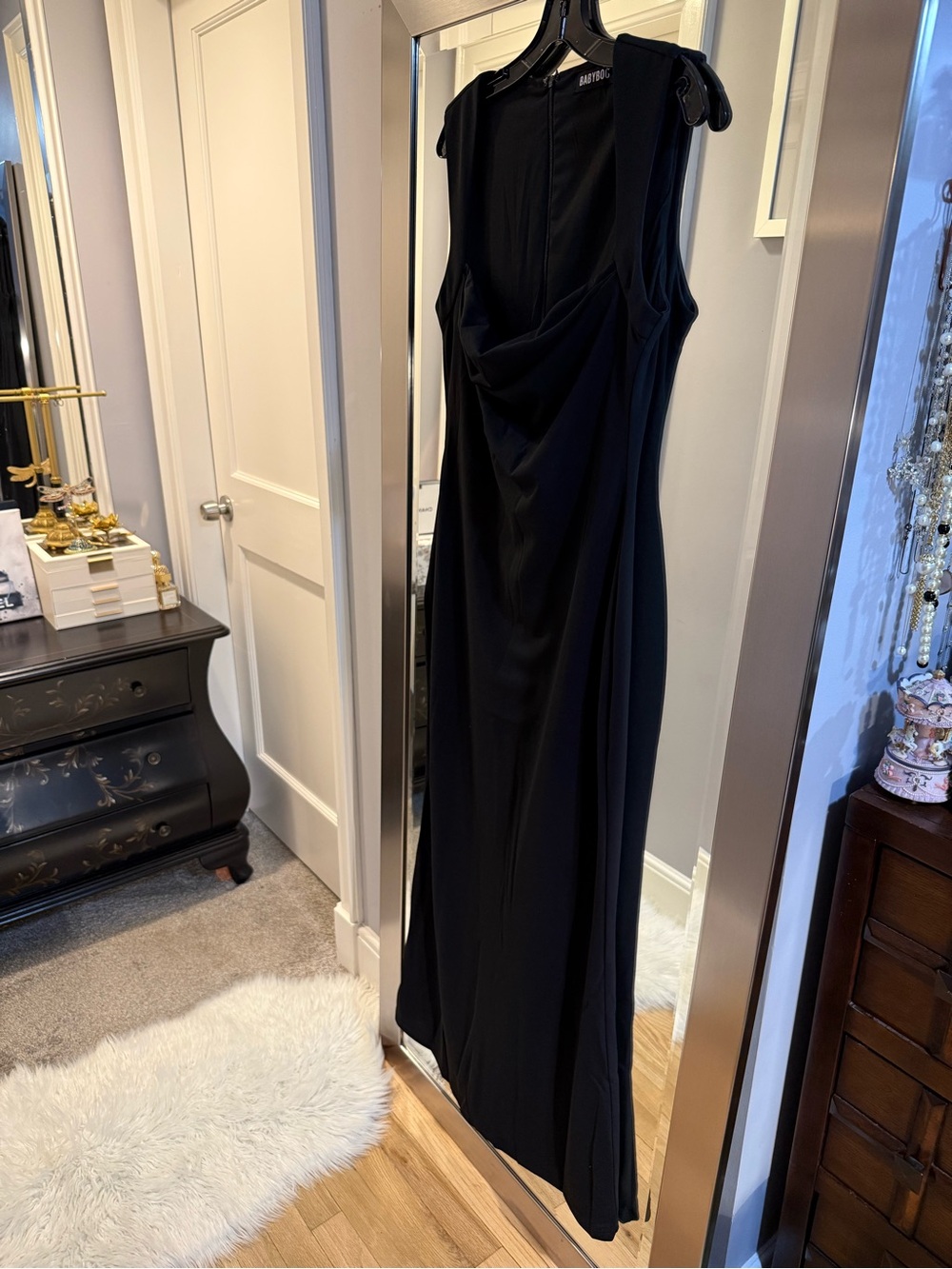 Babyboo Helena Maxi Black Sleeveless Evening Dress. Size XL - Picture 2 of 7